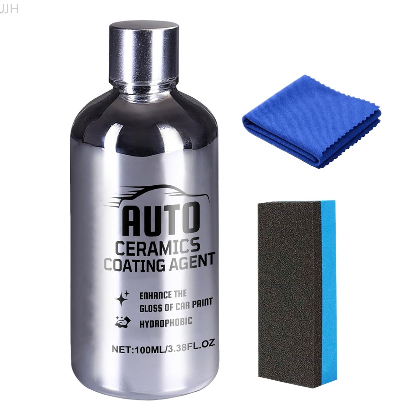 Nano Ceramic Car Paint Repair Kit 100ml - High Gloss Protection with Microfiber