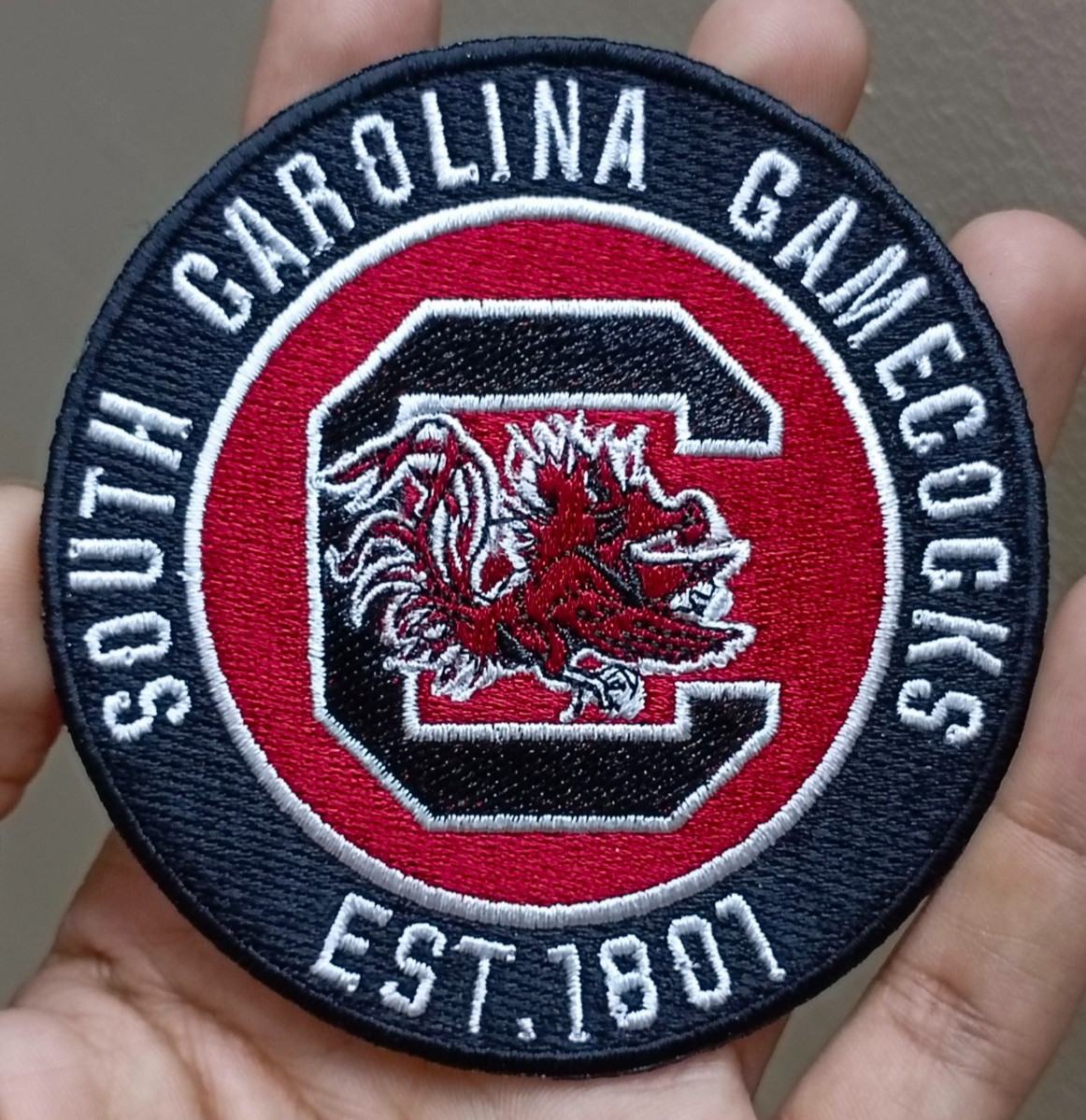South Carolina Gamecocks NCAA Team Logo Iron On Patch-Sew Patch-Embroidered