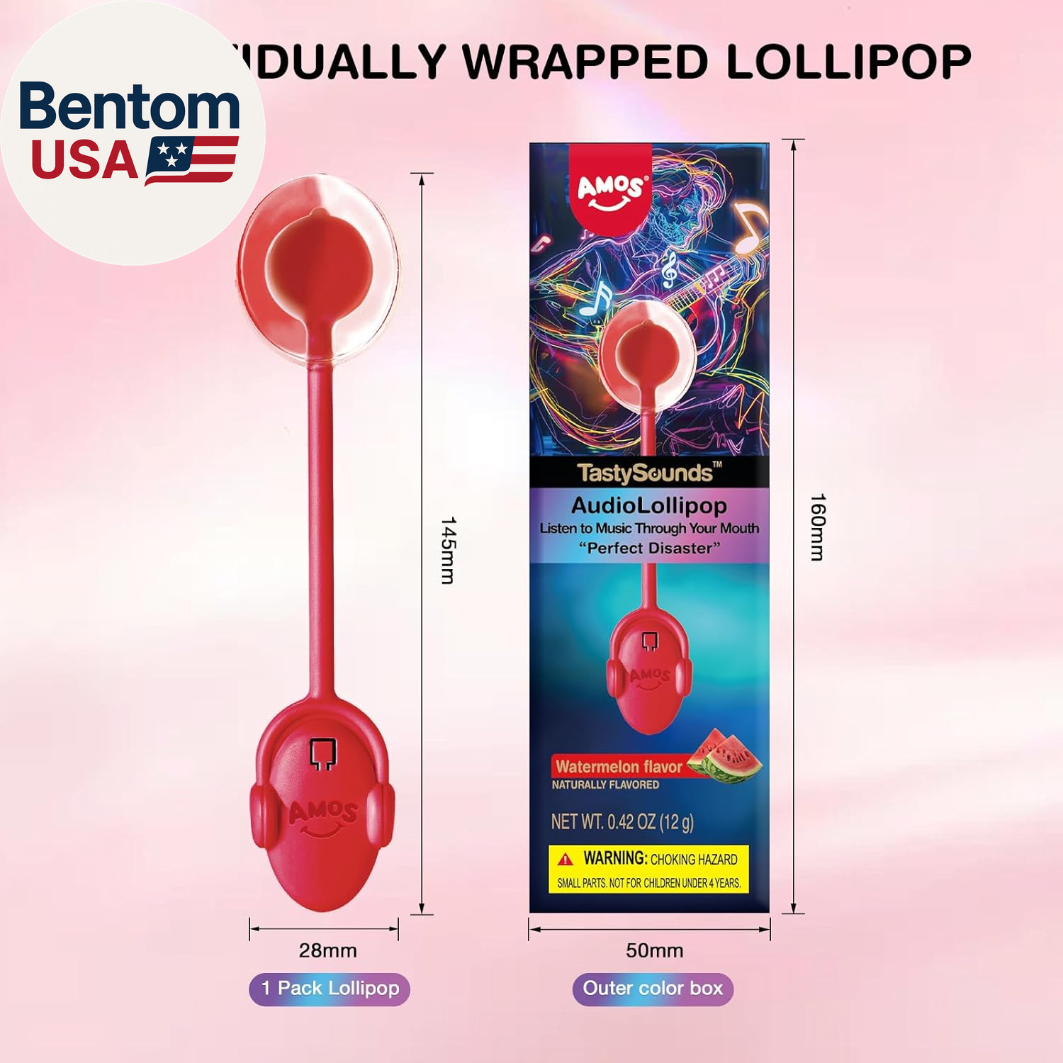 Music Lollipop Candy, Audio Singing Lollipop, Unique Valentine'S Gift, Individua