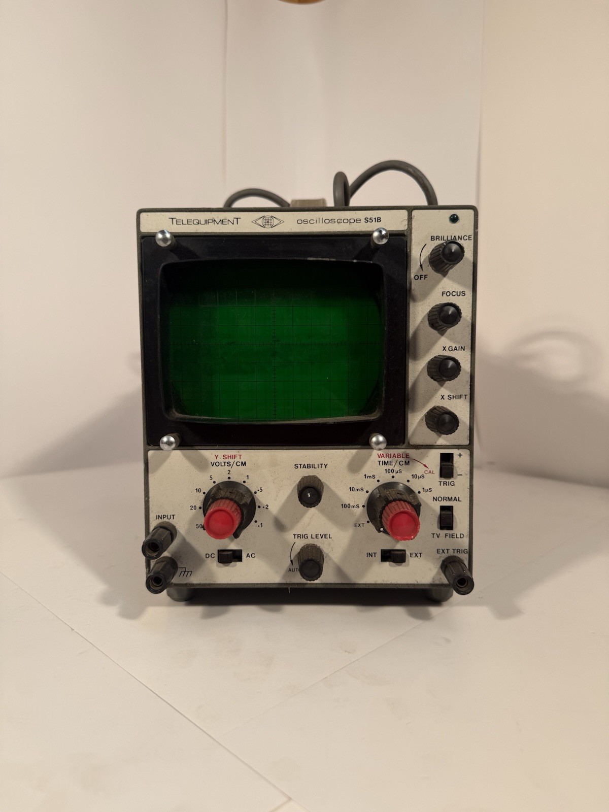 Telequipment S51B Oscilloscope | POWERS ON UNTESTED