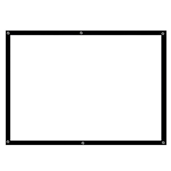 Grtsunsea 84" Diagonal Projector Screen, 16:9 Projection, HD, 4K, Foldable