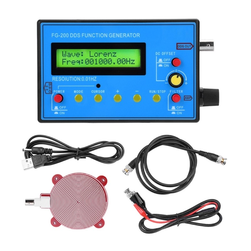 0.01Hz-500kHz Signal Generator Ideal for Audios Testing Waveform Generator