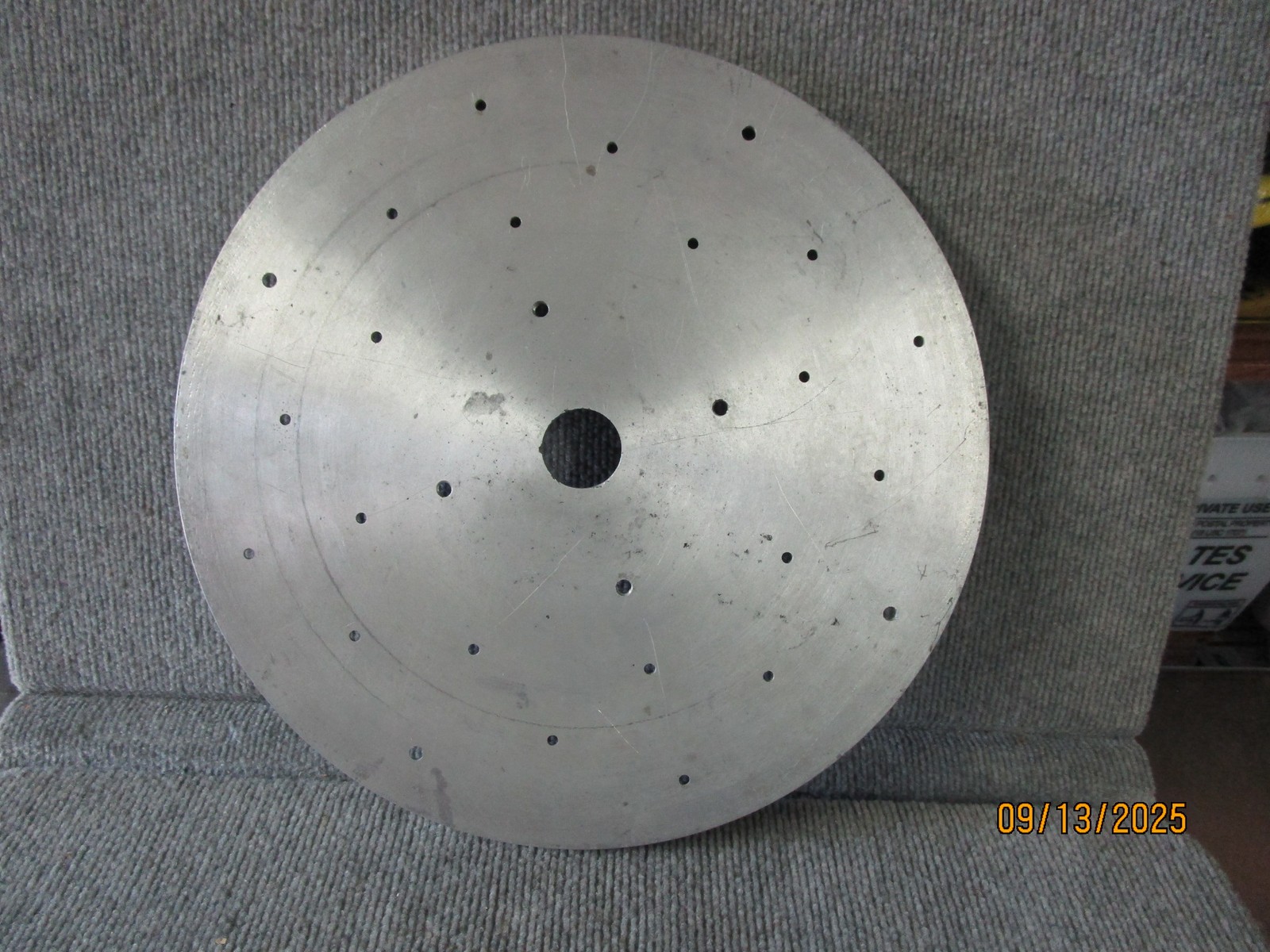 14" Lathe Aluminum Face Plate