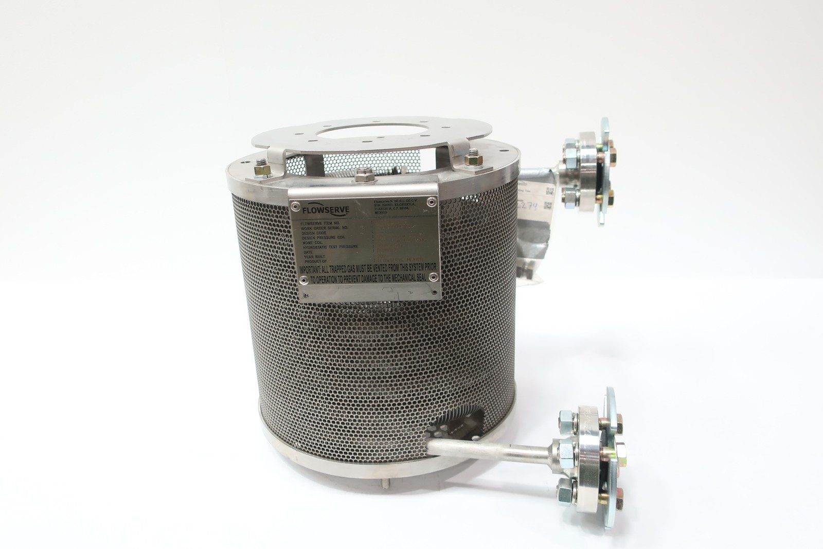 Flowserve C100023929 Heat Exchanger 1240psi 1/2in X 1/2in Npt