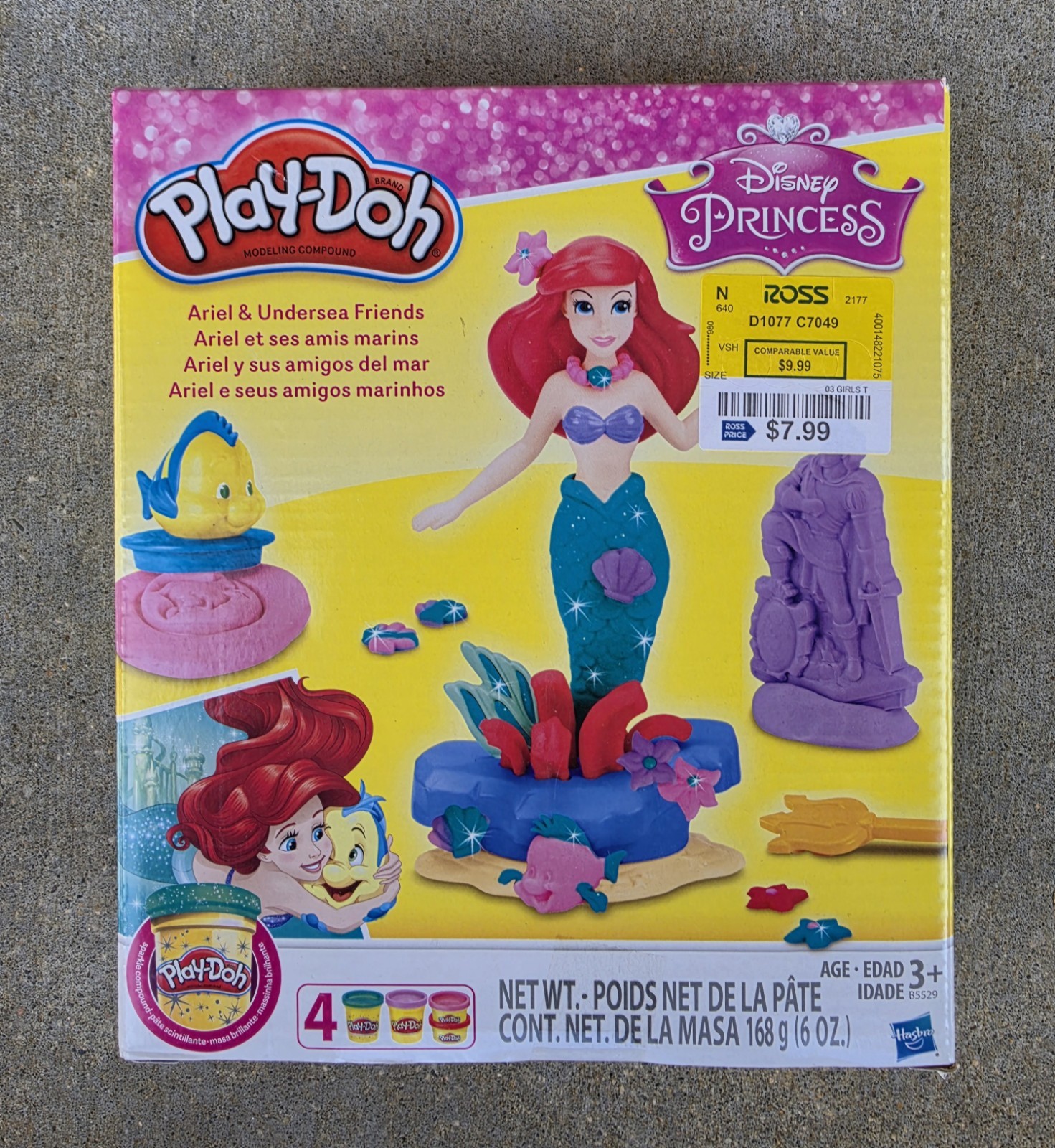 NEW Disney Princess Little Mermaid Ariel And Undersea Friends Play Doh Set