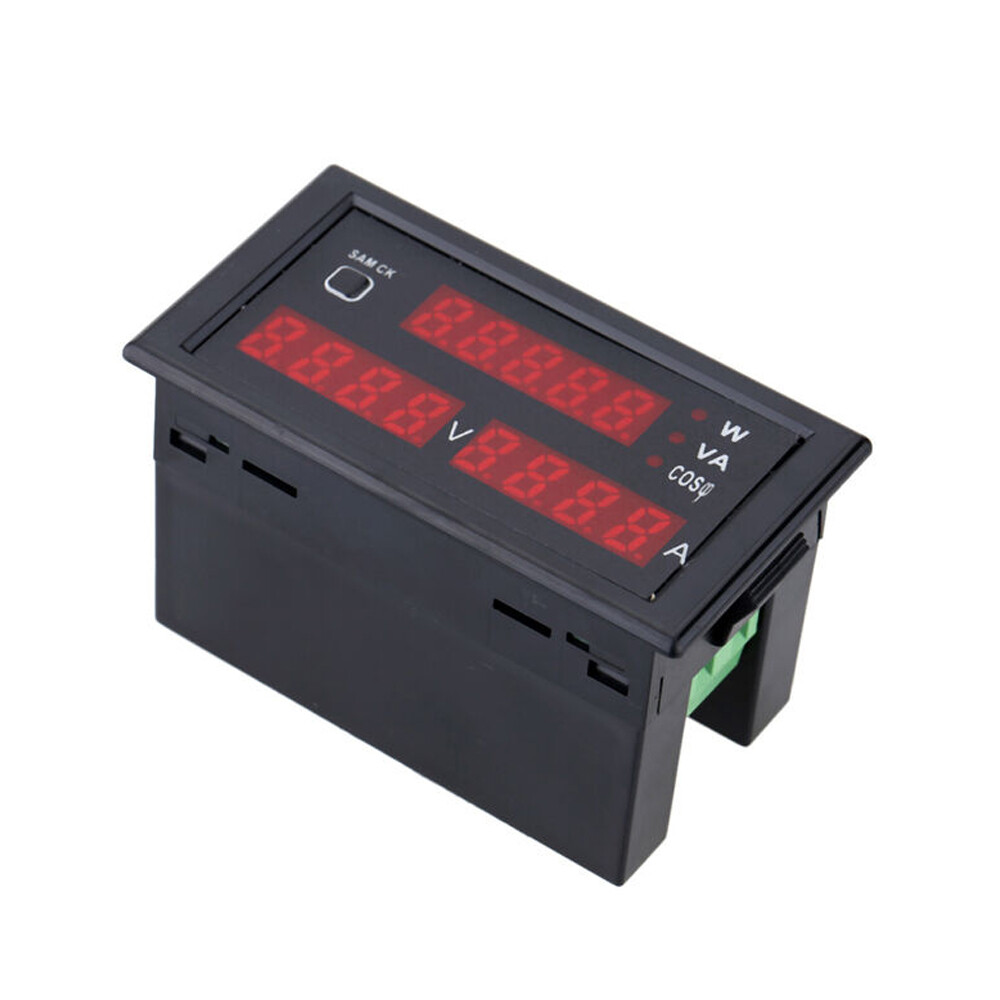 AC 80-300V LCD Digital 100A Volt Power Kwh Amp Panel Meter Voltmeter Ammeter US