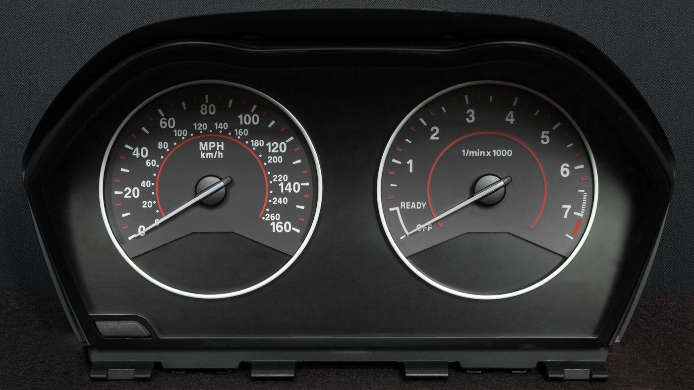 Lockwood KHM to MPH Dial Conversion Kit for BMW F20/F21/F22/F45/F46/F49 (C1605)