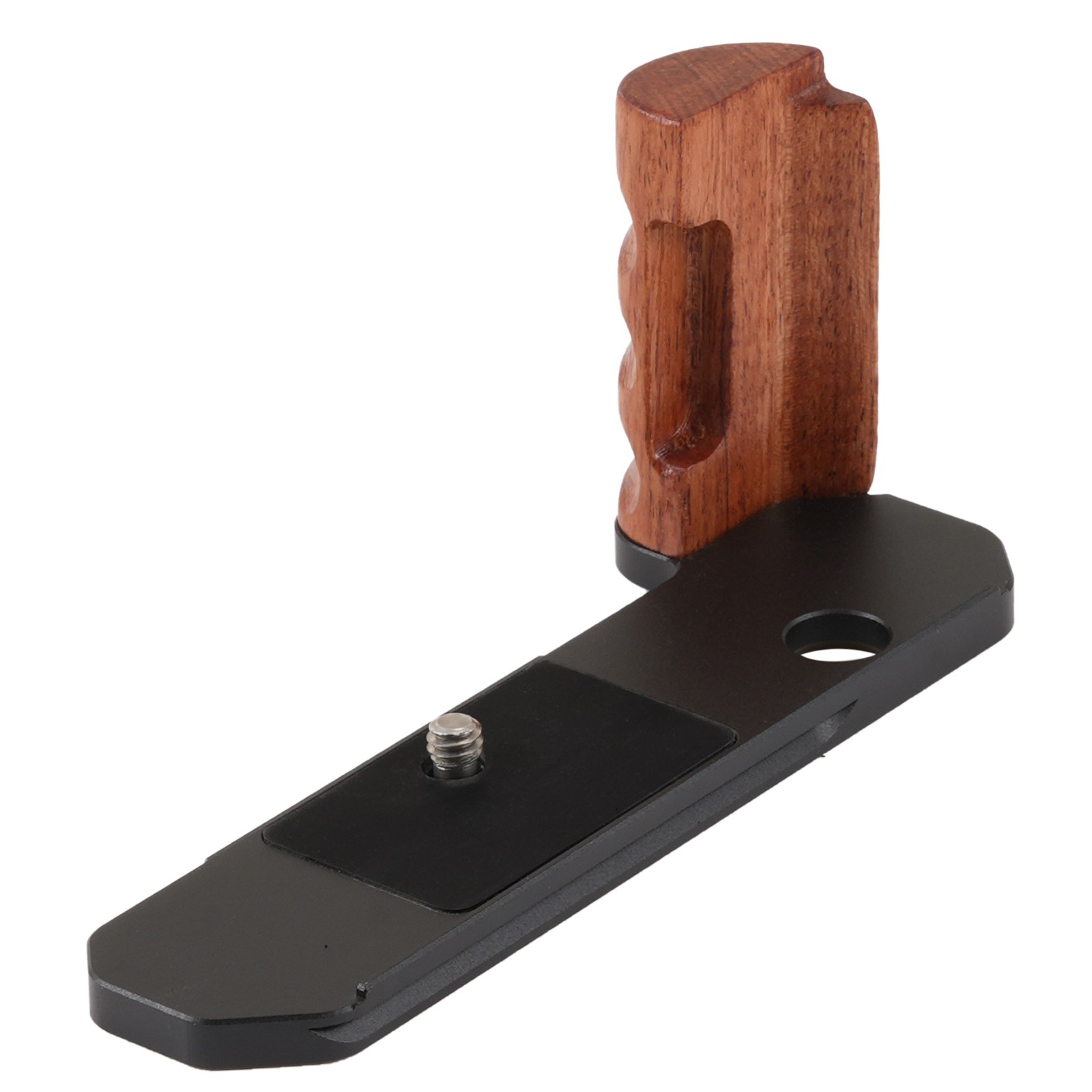 Wooden Vertical Handle Grip Quick Release L Bracket For Nikon FM2 Camera Black