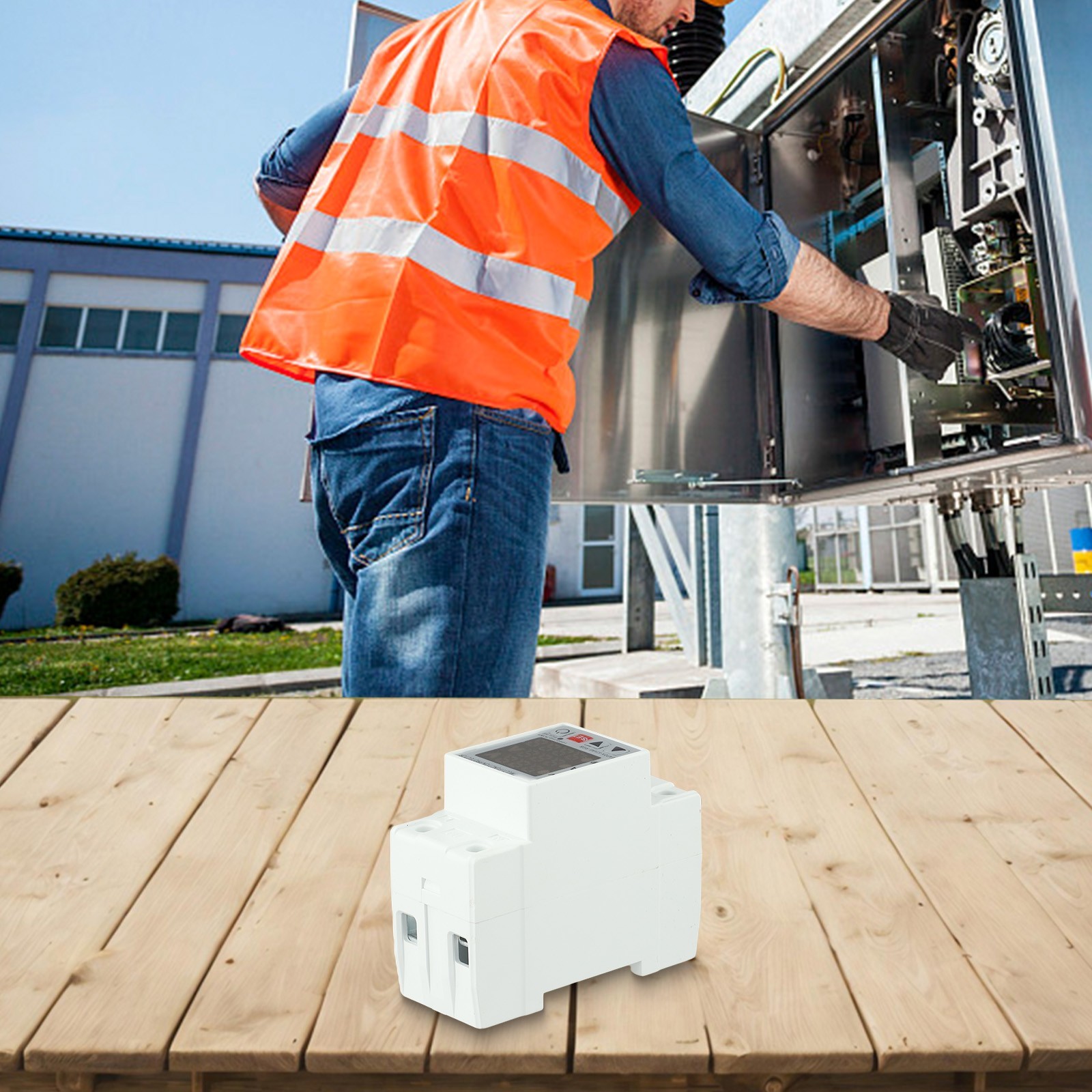 Adjustable Protector Relay with Display Features for Din Rail Applications