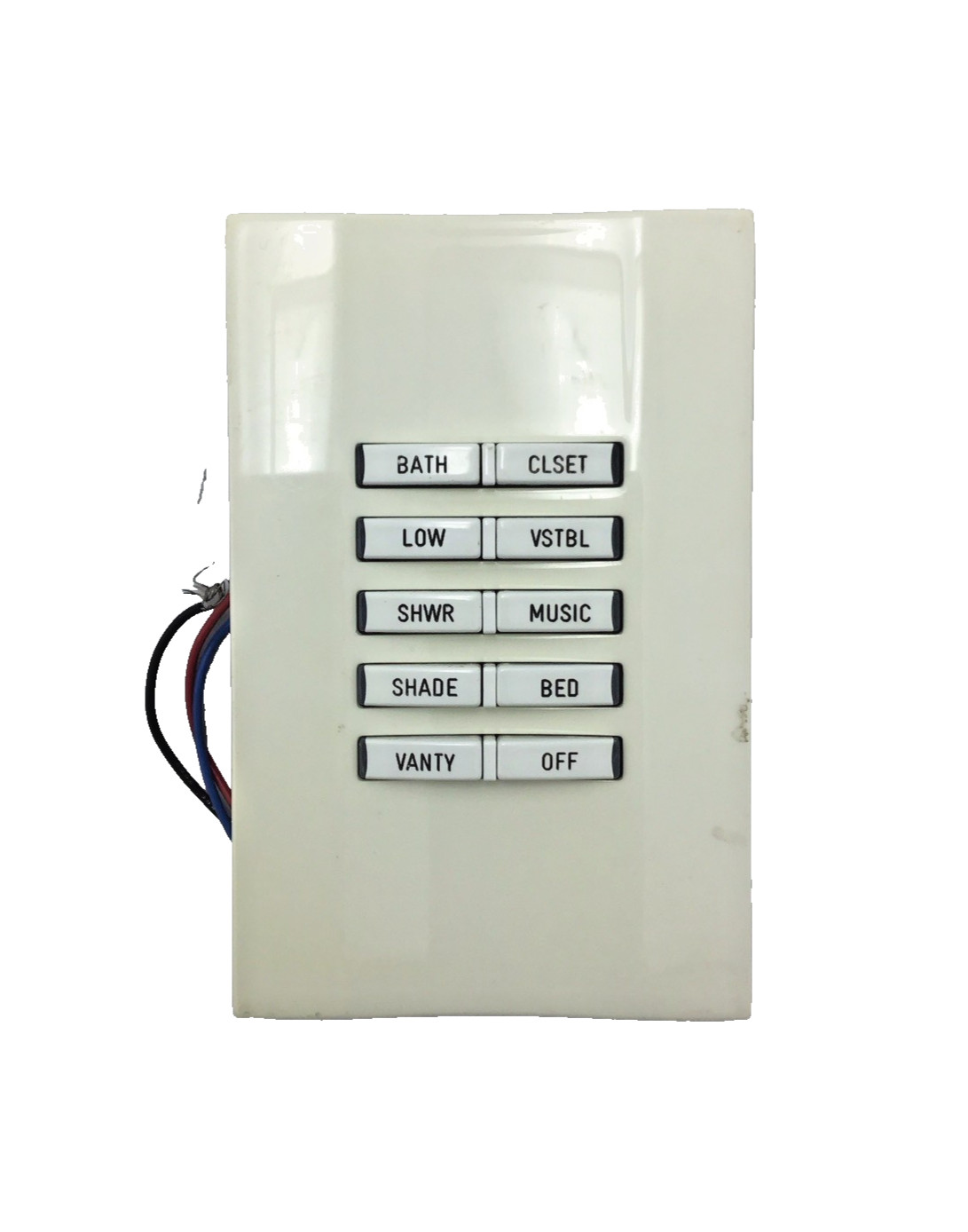 Savant 10-Button KEC Keypad Dimmer (Almond) SmartLighting Litetouch