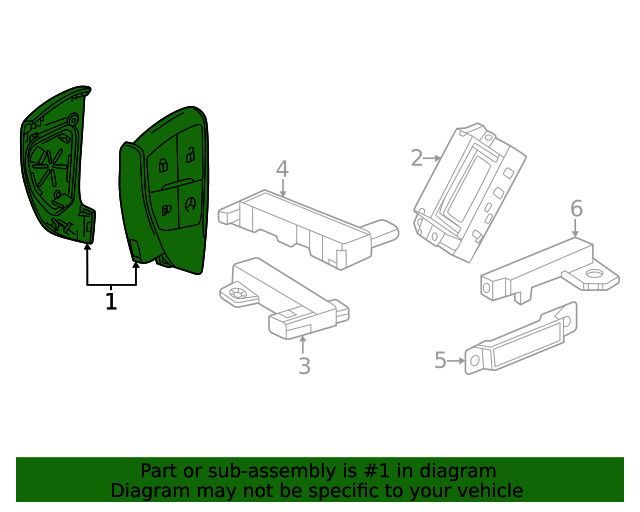 Genuine GM Transmitter 13560201