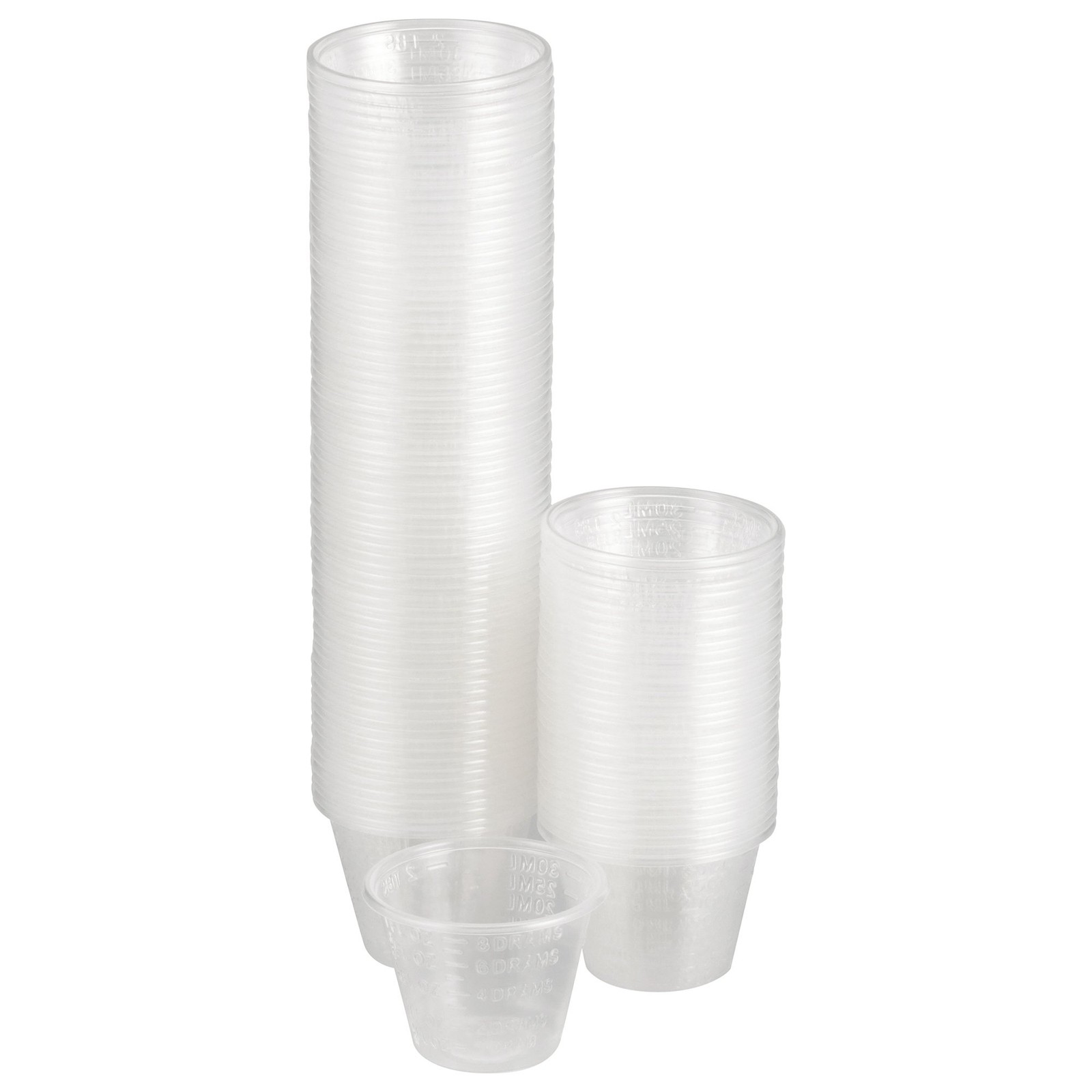 McKesson Medicine Cup, Clear Polypropylene, Single Patient Use, 1 oz, 100 Count
