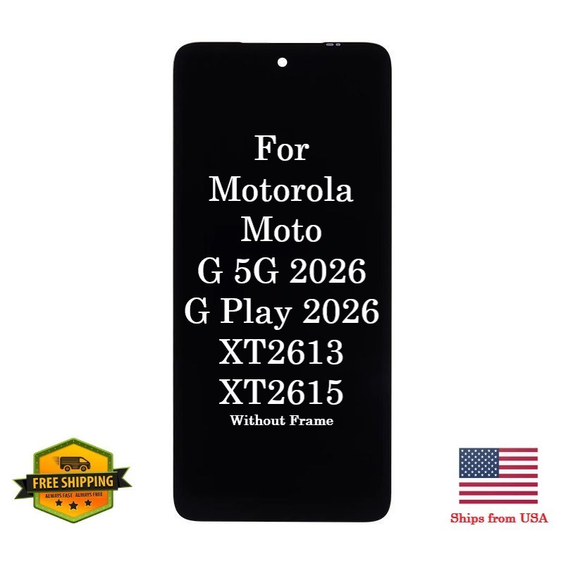 LCD Screen Combo Replacement for Motorola Moto G 5G 2026 XT2613 G Play XT2615