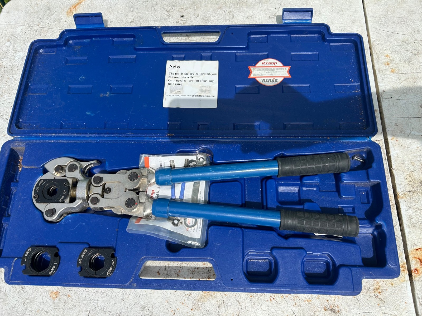 pro press tool pipe crimping kit