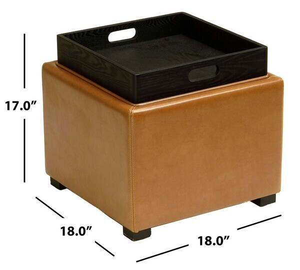 Safavieh Bobbi Tray Storage Ottoman, Reduced Price 2172715556 HUD4006C