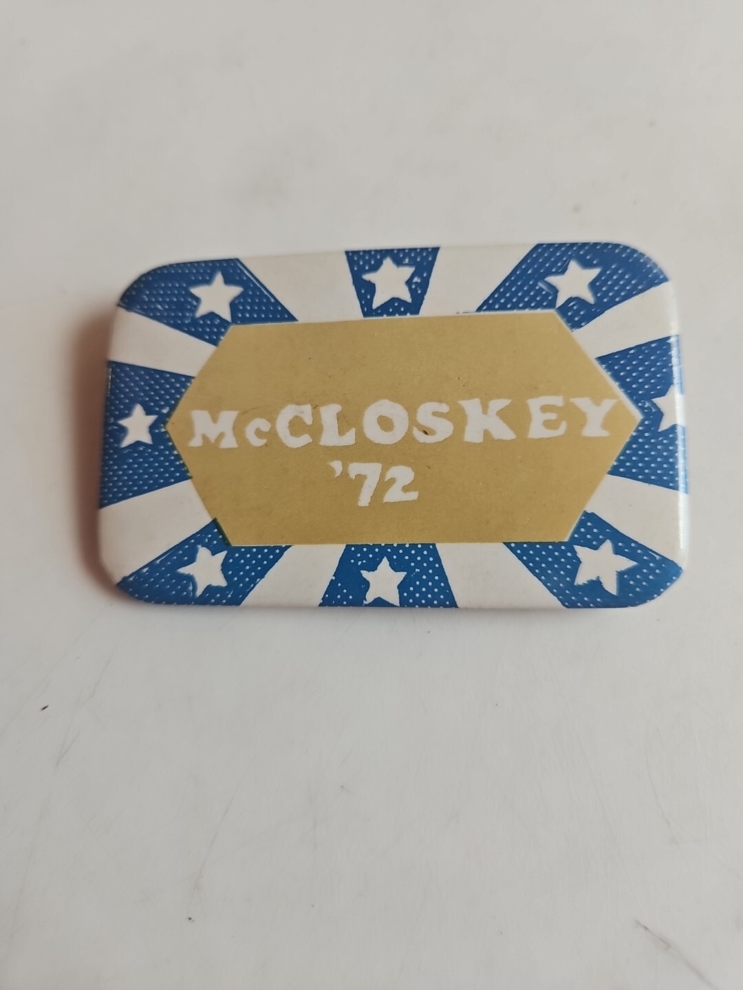 mccloskey 72 pinback button