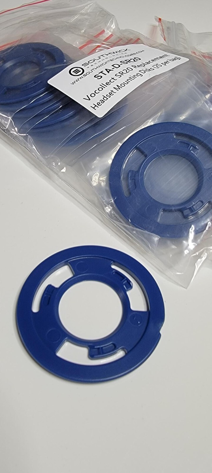 Honeywell/Vocollect SR20 Headset Mounting Disks - HD-700-108B