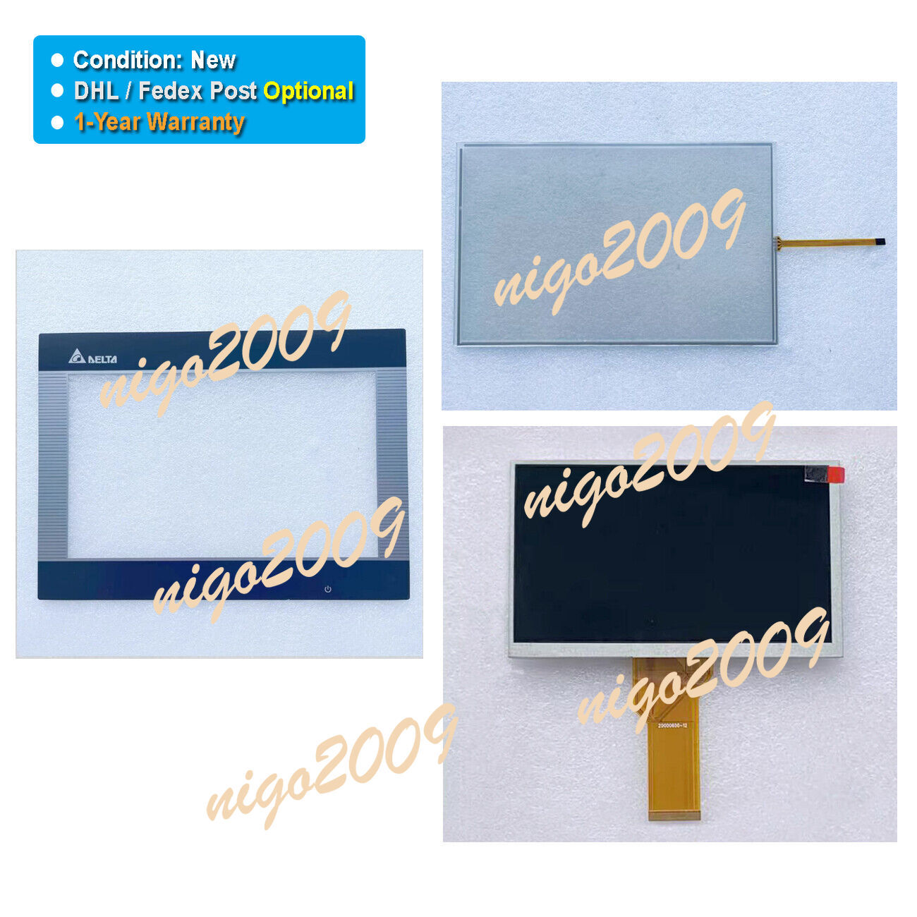 Fit for DELTA DOP-B10S411 Touch Screen Glass Digitizer Panel LCD Display Film