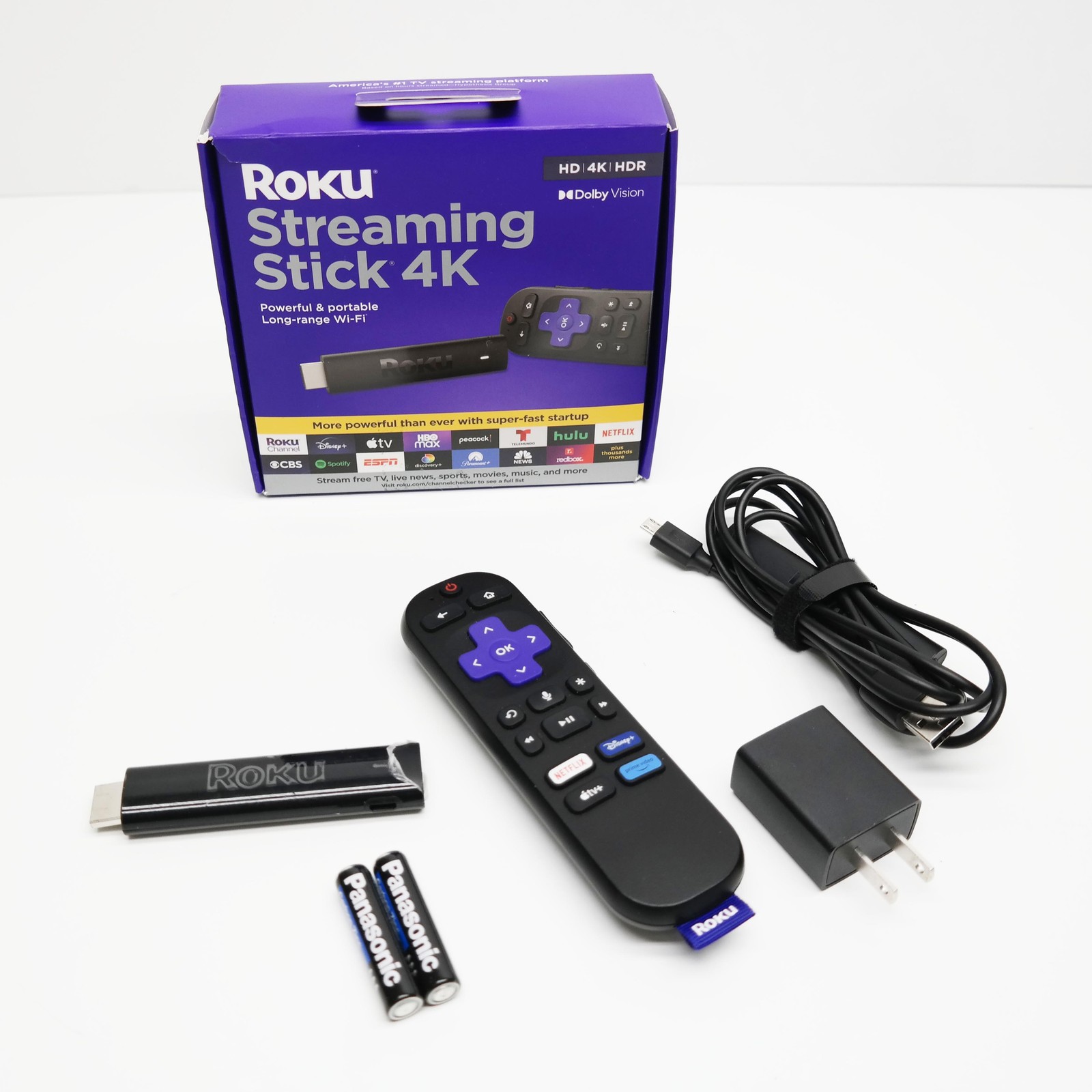 Roku Stick 3820R2 4K HDR Streaming Device with Roku Voice Remote
