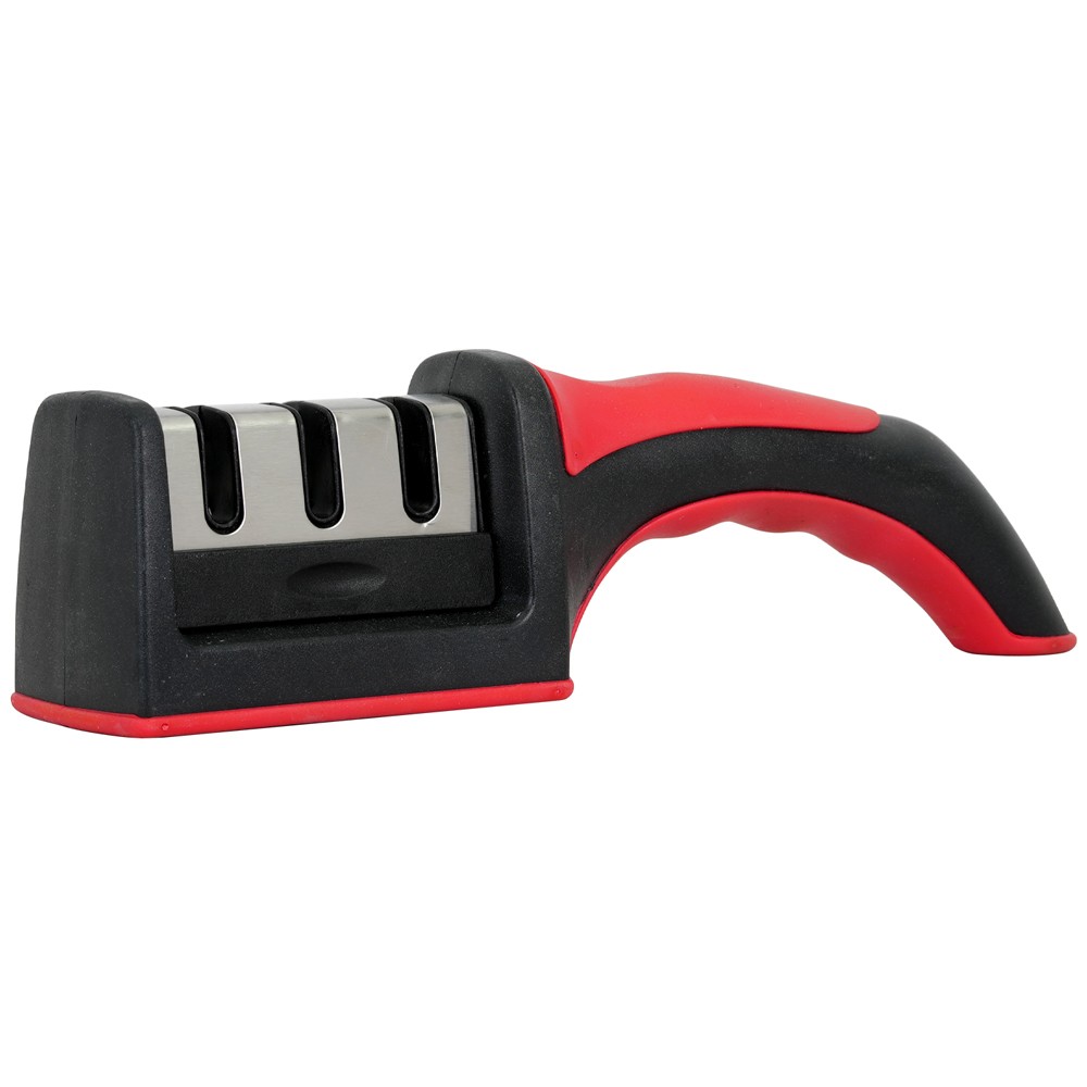 Deco Essentials CK6PC Knife Set w/Board (2-Pack) +Safety Gloves +Knife Sharpener