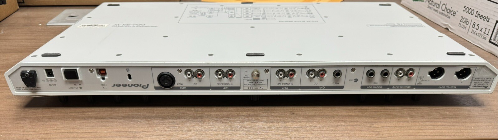 Pioneer DJ DDJ-SX 4-Channel DJ Controller PERFORMANCE MODEL-White
