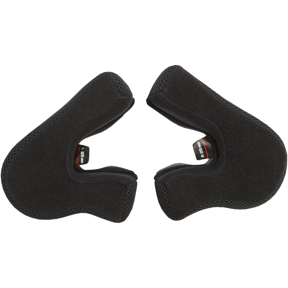 GMax Black Cheek Pads for MX-46 X-Small to Small Helmets - 25mm - G046807
