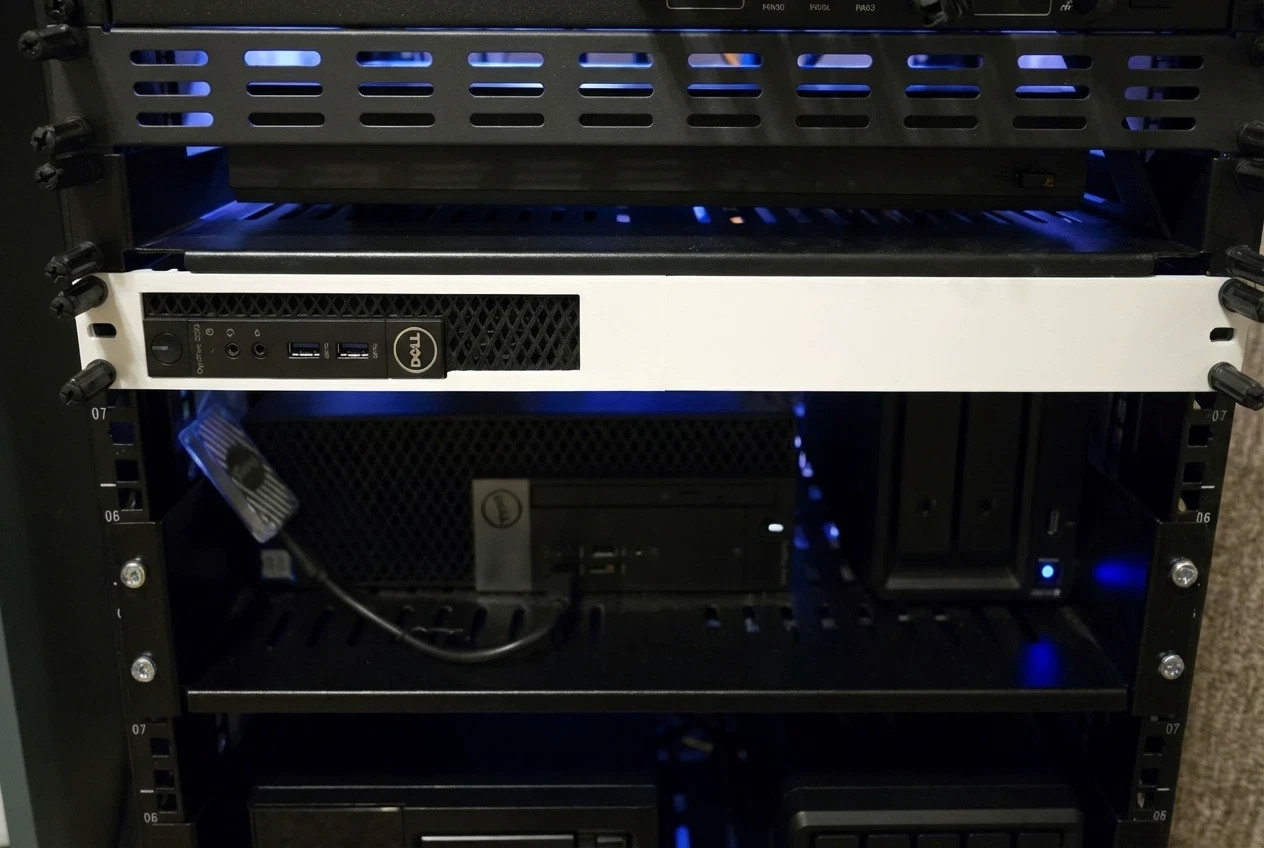 Dell OptiPlex Micro (MFF) 1U 19" inch Rack Mount - Single or Dual Mount Options