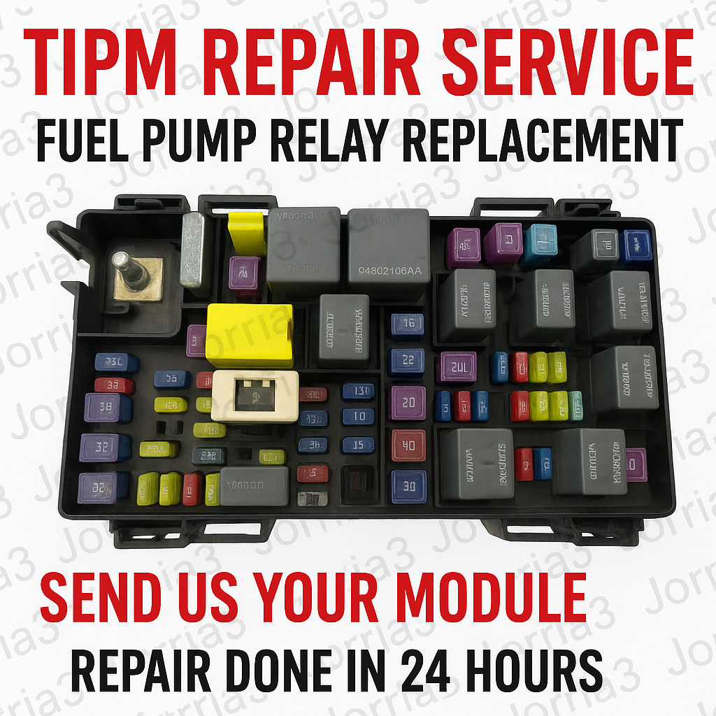2011 - 2012 Dodge RAM 1500 TIPM - Fuel Pump Relay - Repair Service