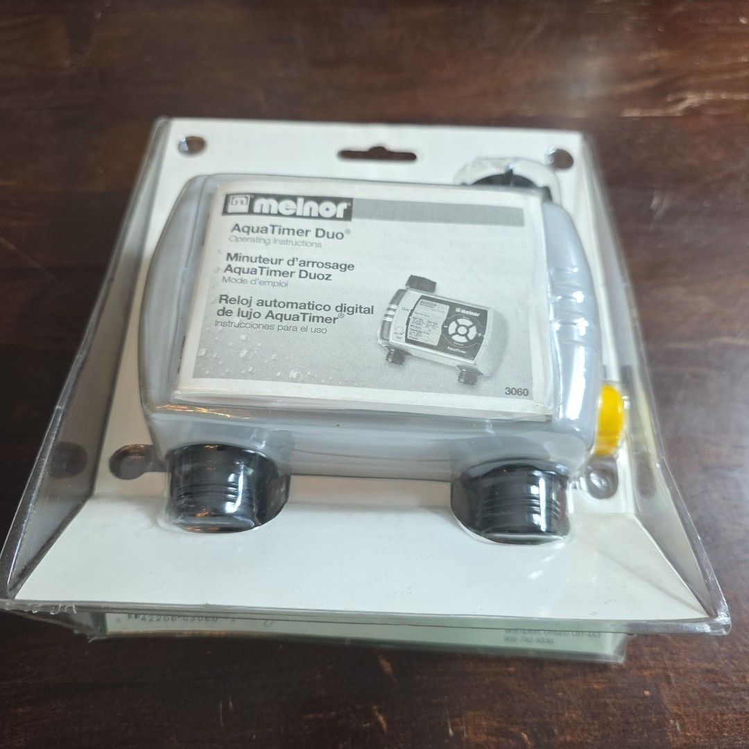 Melnor 3060 AquaTimer Duo Electronic Water Timer & Orbit Timer Valve - NEW