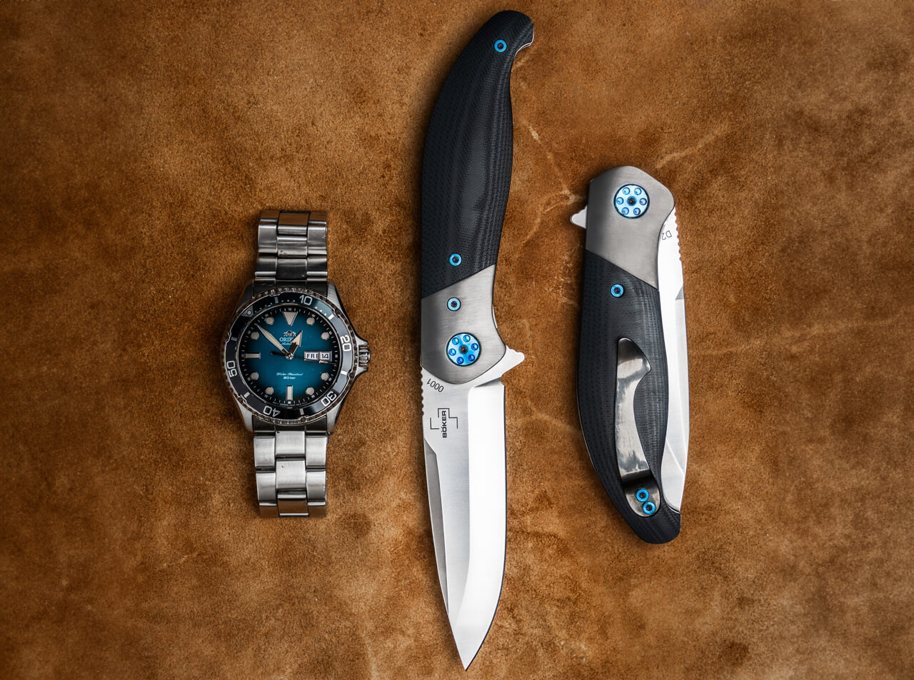 Boker Plus Undertow Pocket Knife 3.43" D2 Blade G10 Handle Liner Lock - 01BO694