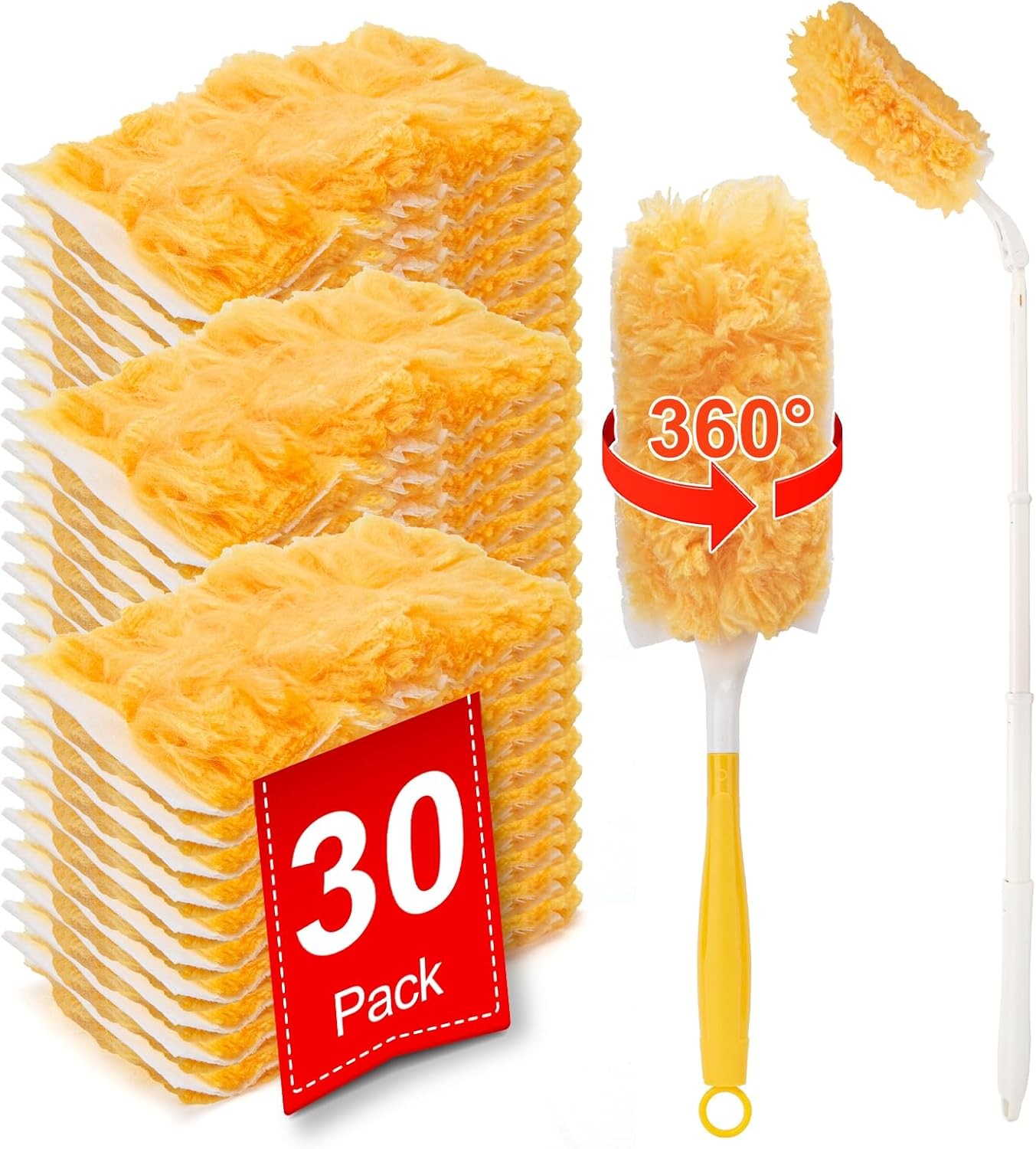 360° Heavy Duty Duster Refills patible with Swiffer Duster,