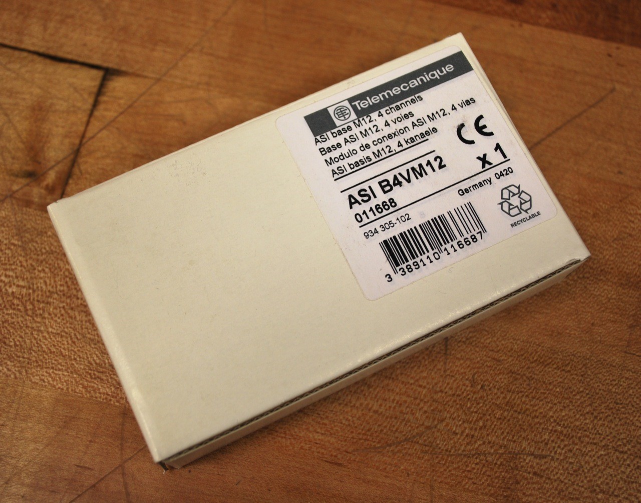 Telemecanique ASI B4VM12 Base Module - ASIB4VM12 - NEW