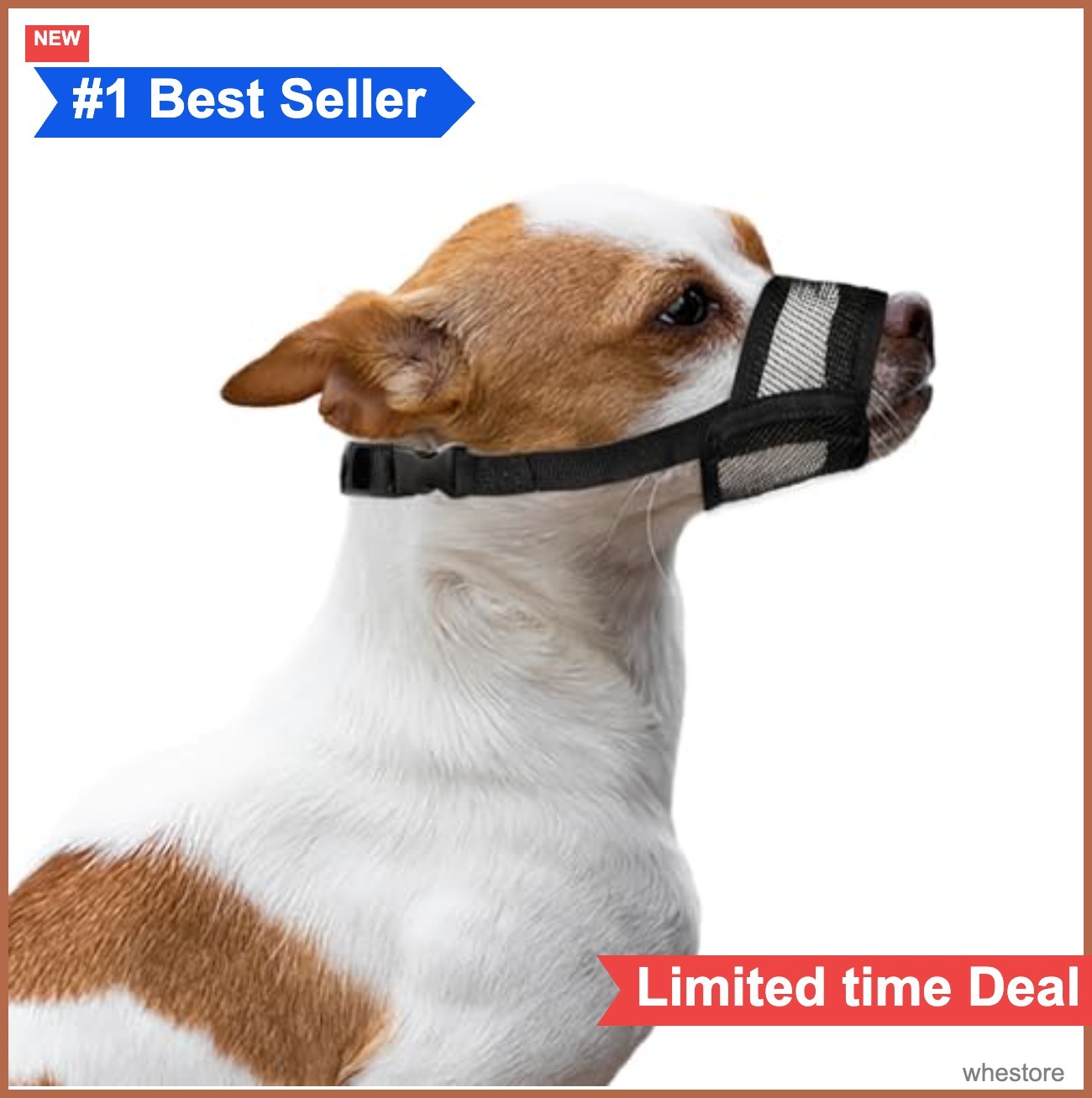 Dog Muzzle Small Mesh Breathable Soft for Grooming Vet Biting Chewing