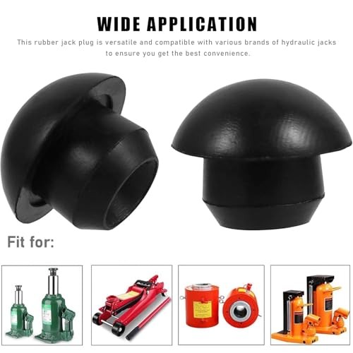 12 PCS Bottle Jack Oil Filler Plugs, Rubber Conical Car Hydraulic Jack Oil