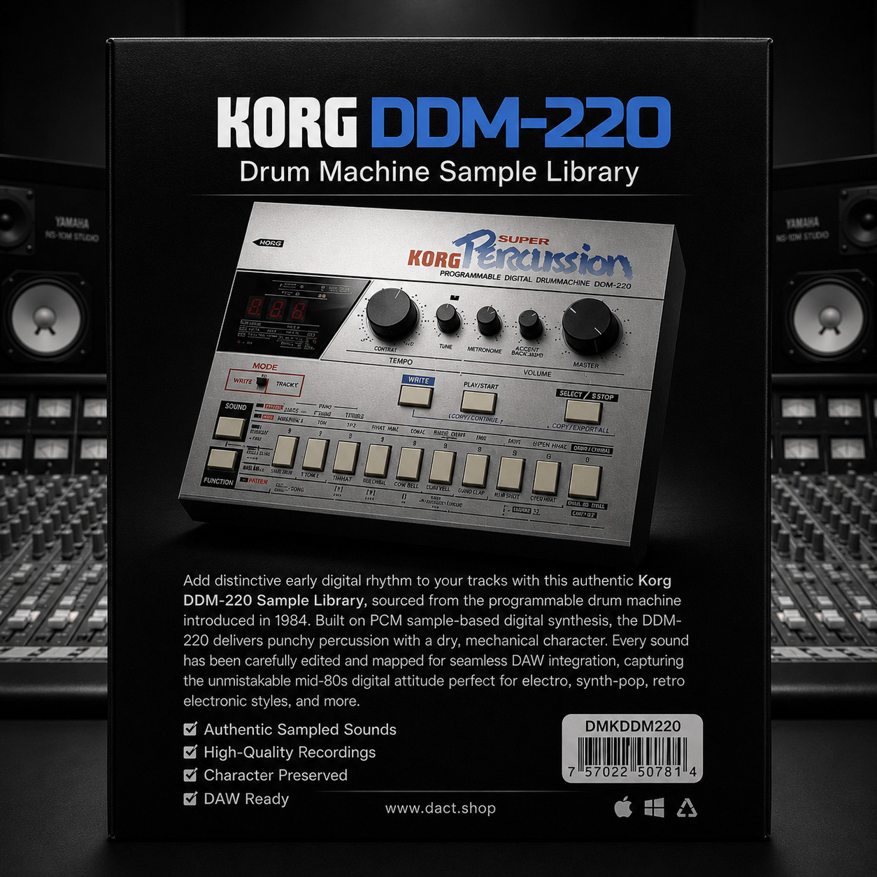 Korg DDM-220 Percussion Machine Sample Library