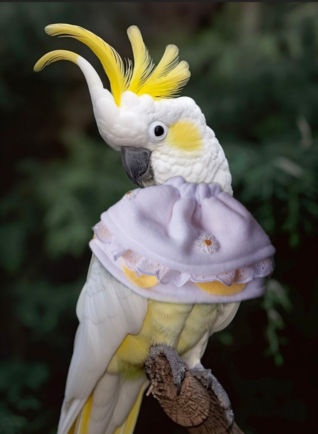 Sulphur - Crested Daisy Collar