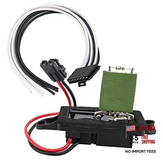 89019088 Blower Motor Resistor, Blower Fan Speed Resistor Kit with Harness