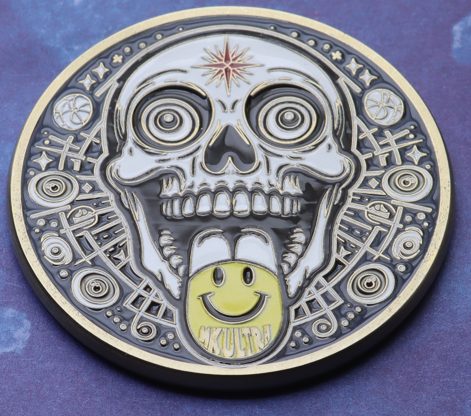 2" CIA PROJECT MKULTRA CHALLENGE COIN PSYOPS OPERATIONS SOD COVERT