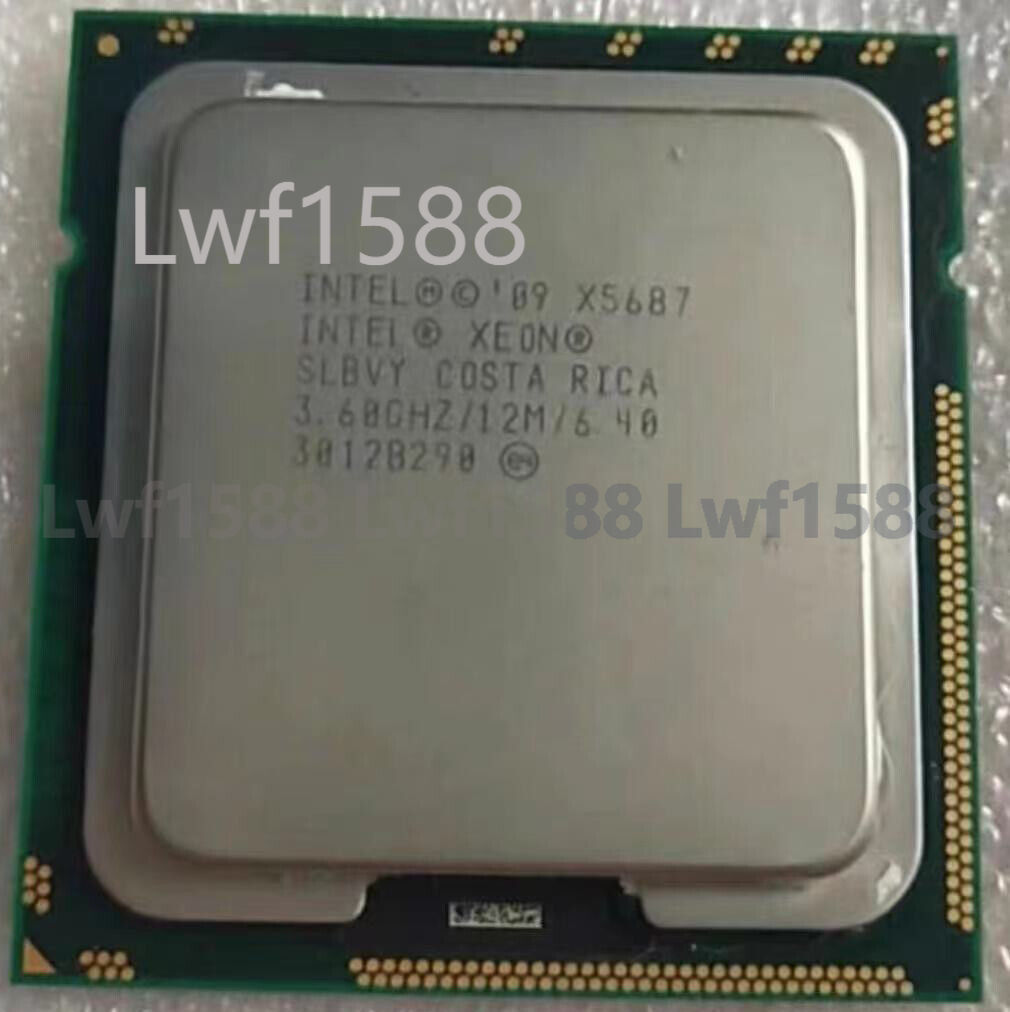 Intel Xeon X5687 3.6GHz 12MB quad-core socket 1366 CPU processor