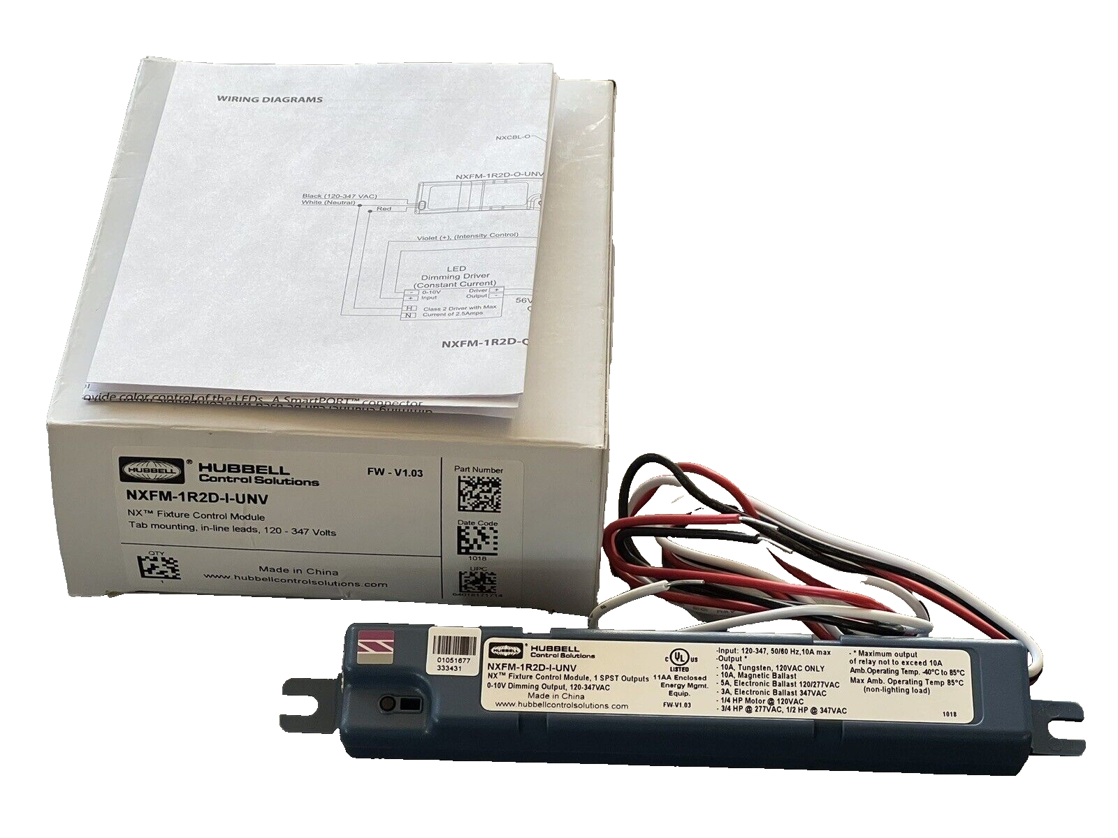 NXFM-1R2D-I-UNV HUBBELL FIXTURE CONTROL MODULE