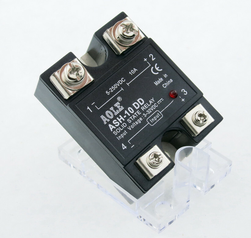 10A DC-DC single-phase solid state relay ASH-10DD control 3-32VDC load 5-250V