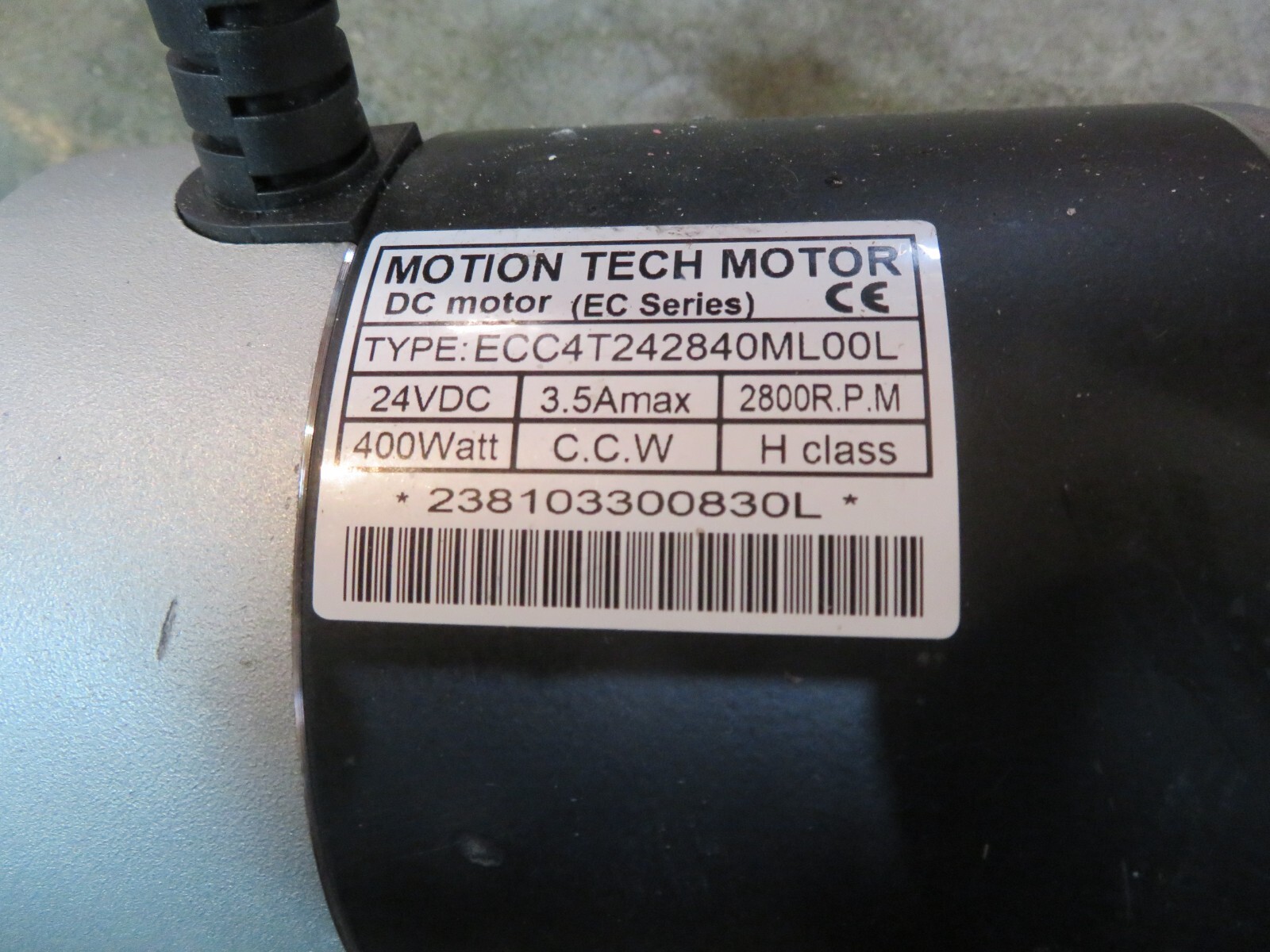 Motion Tech 400W wheelchair motor (160-C6)