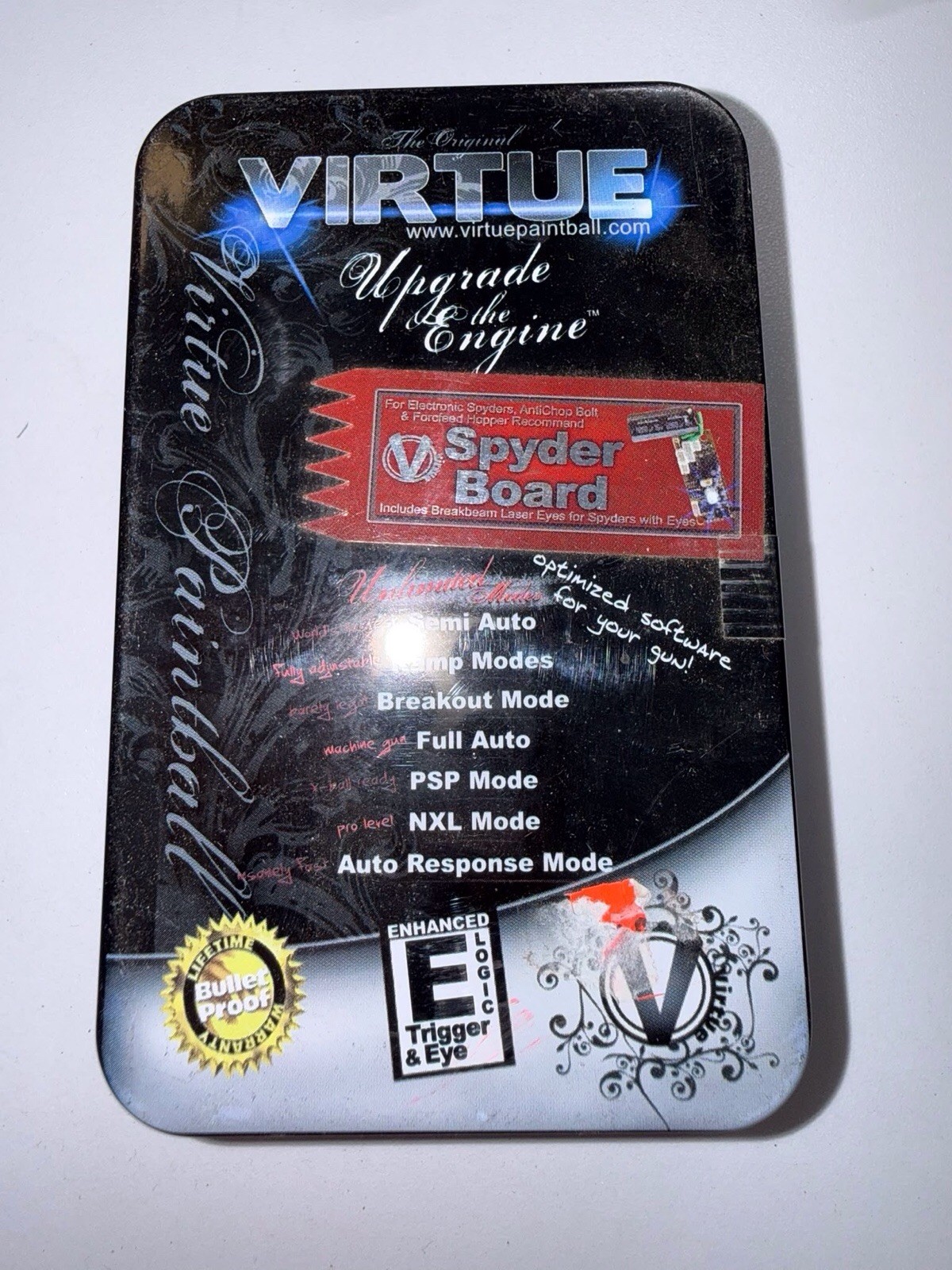 Virtue Paintball Upgrade Board Spyder Marker New In Box