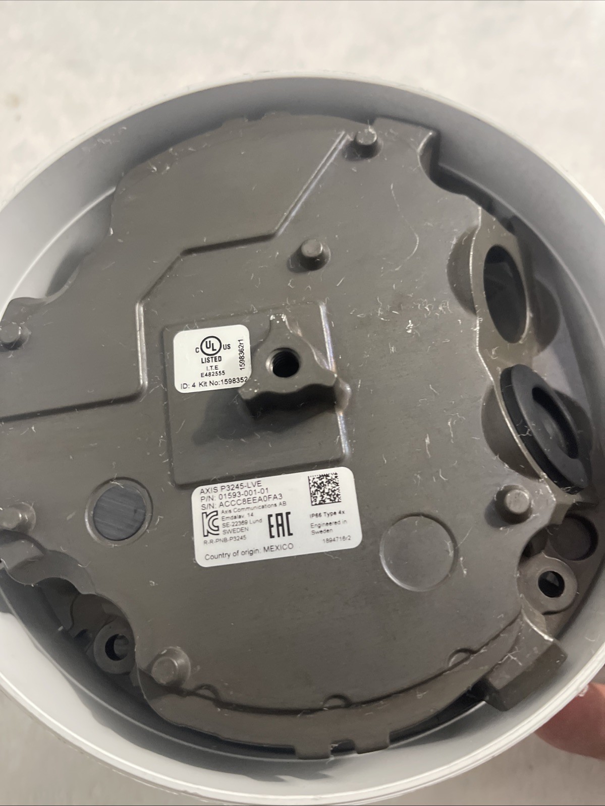 Axis Communications P3245-LVE Network Dome Security Camera P/N: 01593-001-01