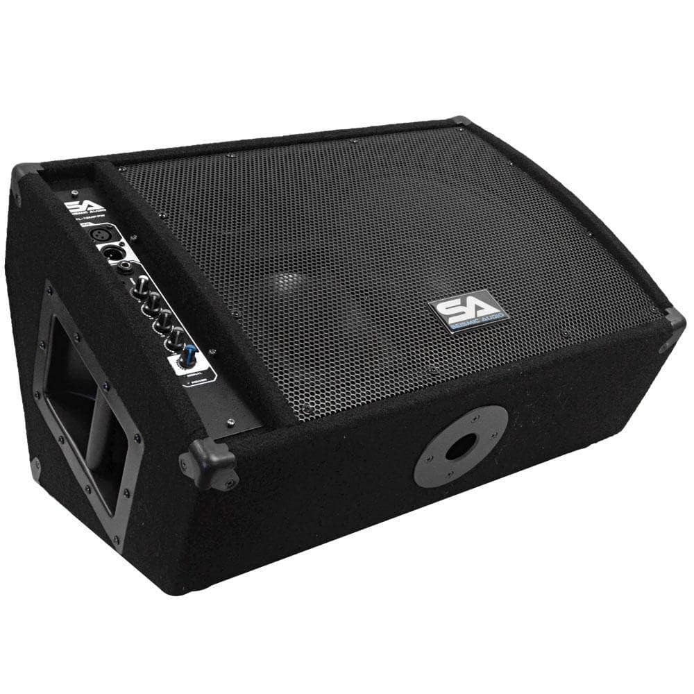 Premium Powered 2-Way 12" PA Floor Monitor with Titanium Horn