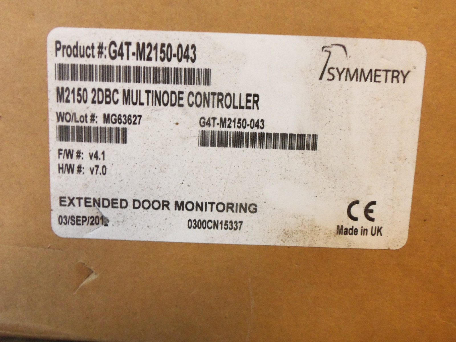New Symmetry G4T-M2150-043 Multinode Controller 2DBC Fire Alarm