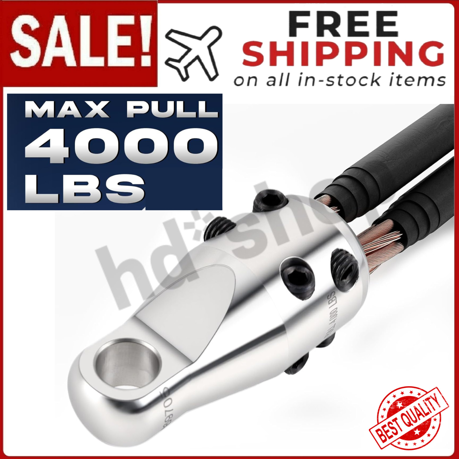 69705 Penguin Puller Jr. Wire Pulling Attachment, Heavy Duty Electrical Cable Pu