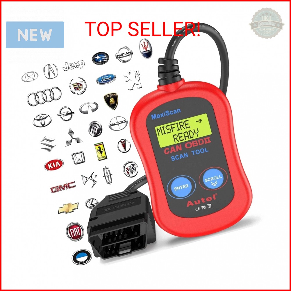 Autel MS300 OBD2 Scanner Code Reader, Turn Off Check Engine Light, Read & Erase