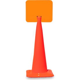 Snap-On Signs For Traffic Cones - 14""Wx10""H - Blank  Safety Products