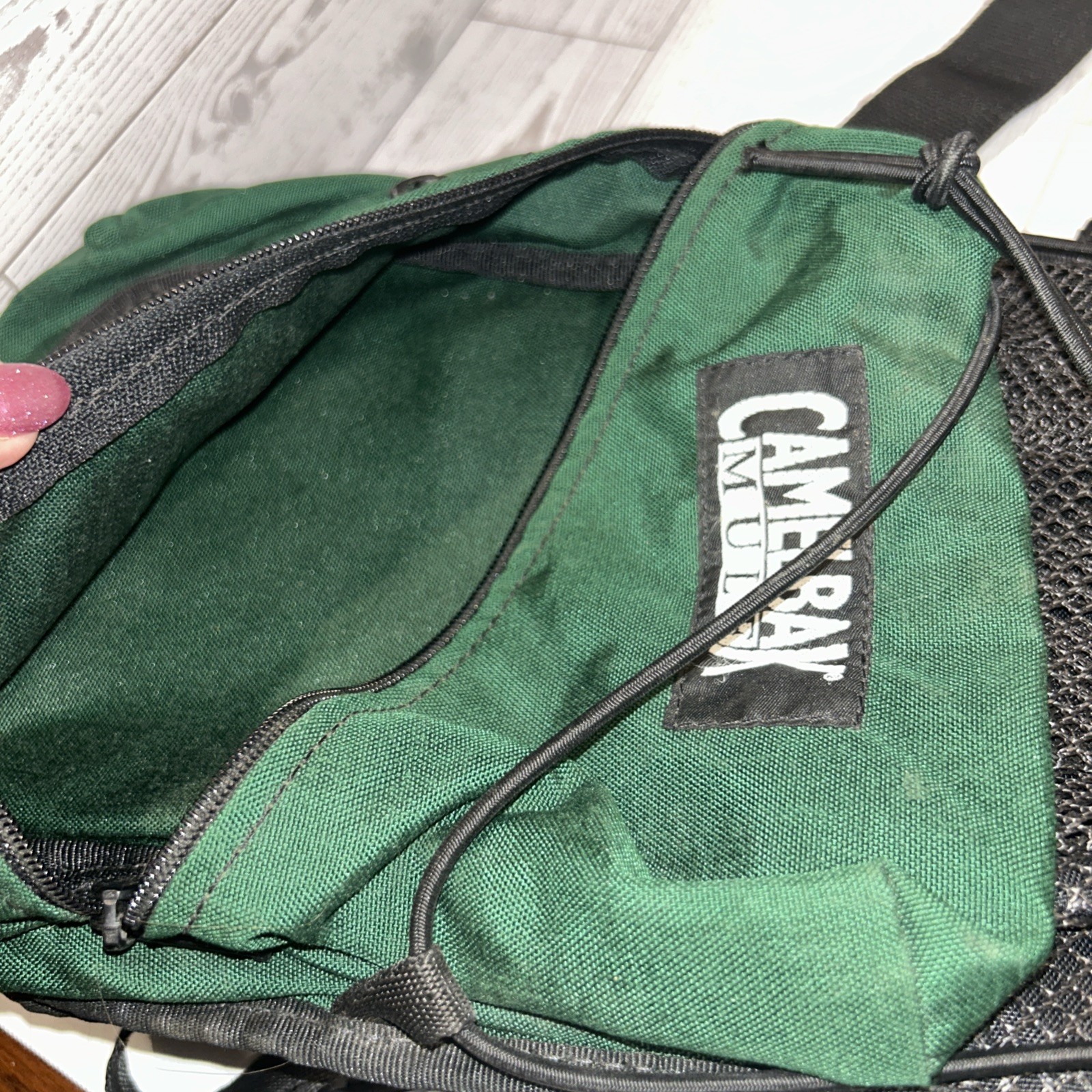 Vintage Camelbak Mule Green Hydration Backpack No Bladder M.U.L.E. Hiking